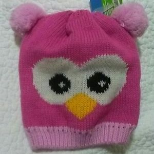 FREE with purchase: NEW~Girls crochet owl beanie hat